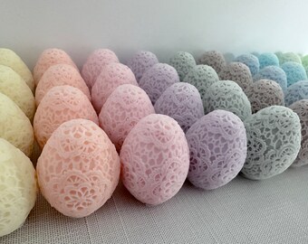 Easter Egg Soap, Oval Bath Soap, Shea Butter Soap, Spring Easter Basket, Gift For Mom