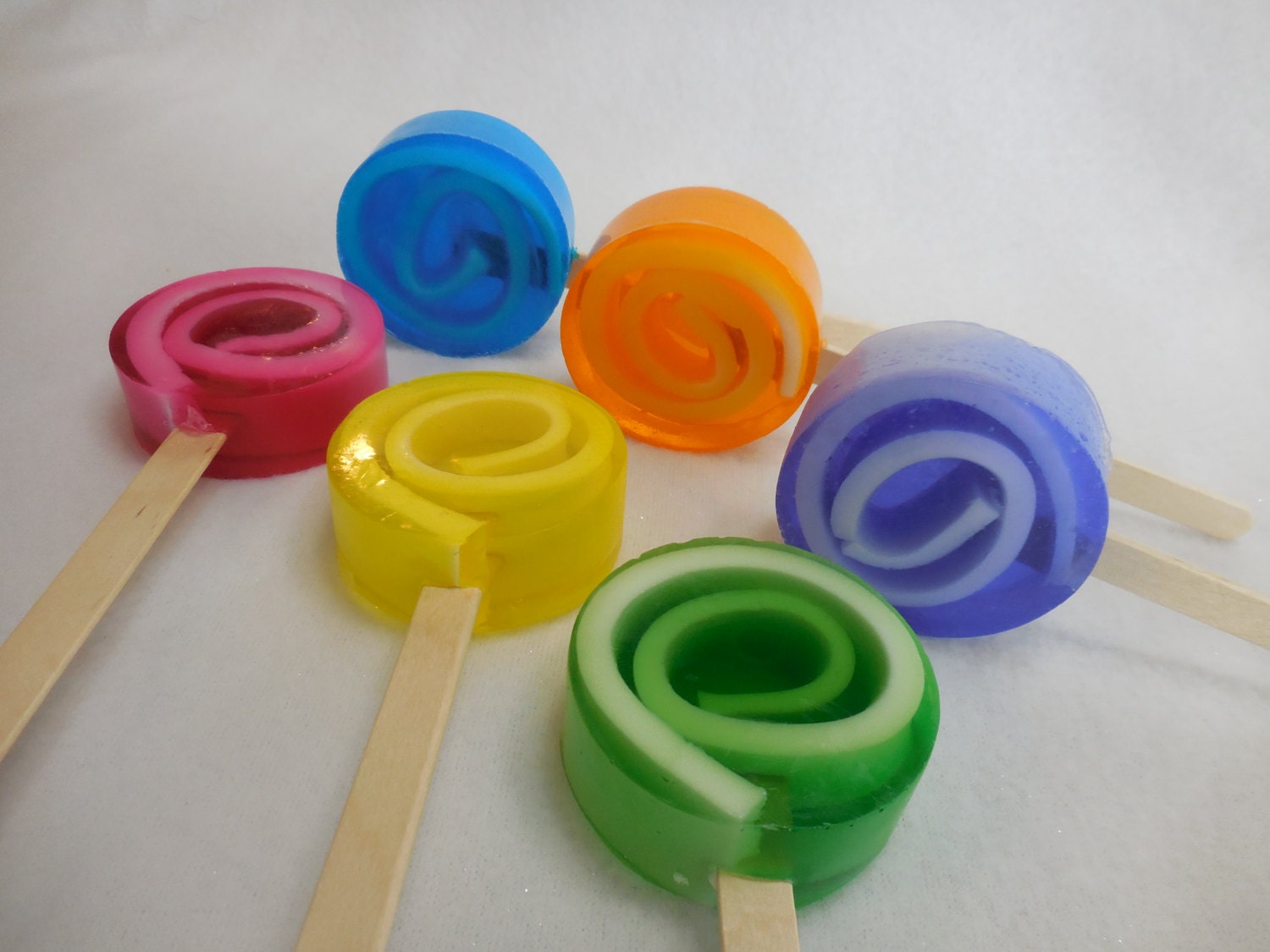 10 Lollipop Soaps Candy Soap Kids Birthday Party Favor Etsy