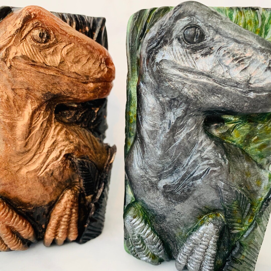 Dinosaur Novelty Soap Bar, Dinosaur Soap, Tyrannosaurus Rex Glycerin