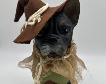 Dog Halloween Costume / Scarecrow Pet Costume / Wizard of Oz Dog Costume / Scarecrow Hat / Pet Halloween Costume / Cat Halloween Costume