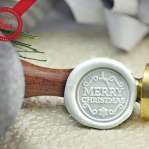 Merry Christmas - Christmas Collection Wax Seal Stamp by Get Marked (WS0261)