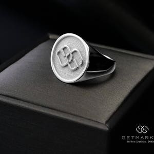 Personalized Signet Ring JW0001 image 7