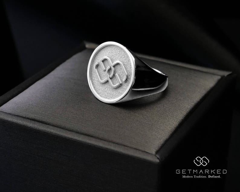 Personalized Signet Ring JW0001 image 7