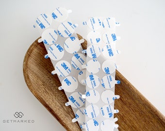 Round 3M Double-Sided Wax Seal Adhesive Backings