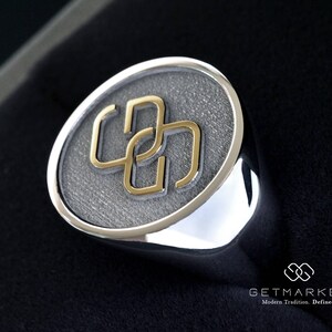 Personalized Signet Ring JW0001 image 3