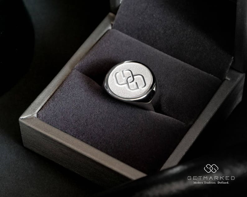 Personalized Signet Ring JW0001 image 6