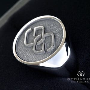 Personalized Signet Ring JW0001 image 1