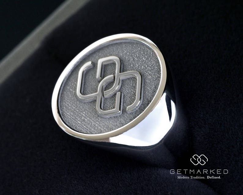 Personalized Signet Ring JW0001 image 1