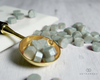 Silver Sage Sealing Wax Beads