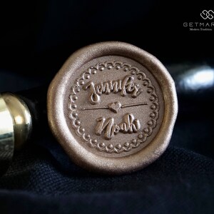 Glam - Premium Multi-Layer Wax Seal Stamp Template by Get Marked (PS0003)