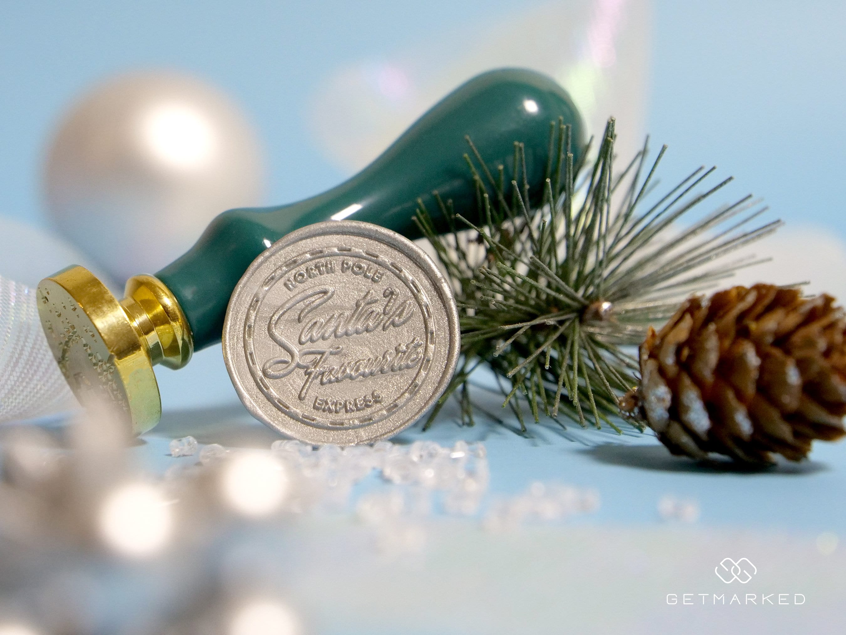 Keep Calm and Merry On - Christmas Collection Wax Seal Stamp by