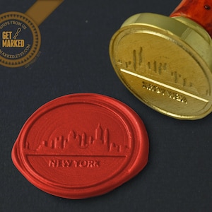 Horizonte de Nova York - Selo de cera da Get Marked (WS0054)
