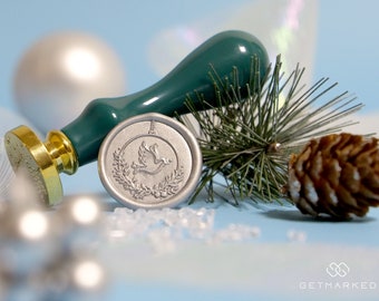 Peace Dove - Christmas Collection Wax Seal Stamp by Get Marked