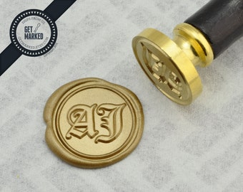 Calligraphy - Customized Wax Seal Stamp Template by Get Marked (WS0232)
