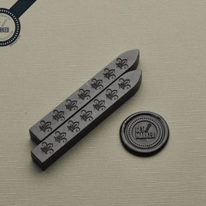 Bastão de cera de carvão vegetal de 2 peças para estampagem de cera de vedação (ZD0034)