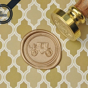 Carrozza - Timbro in ceralacca di Get Marked (WS0348)