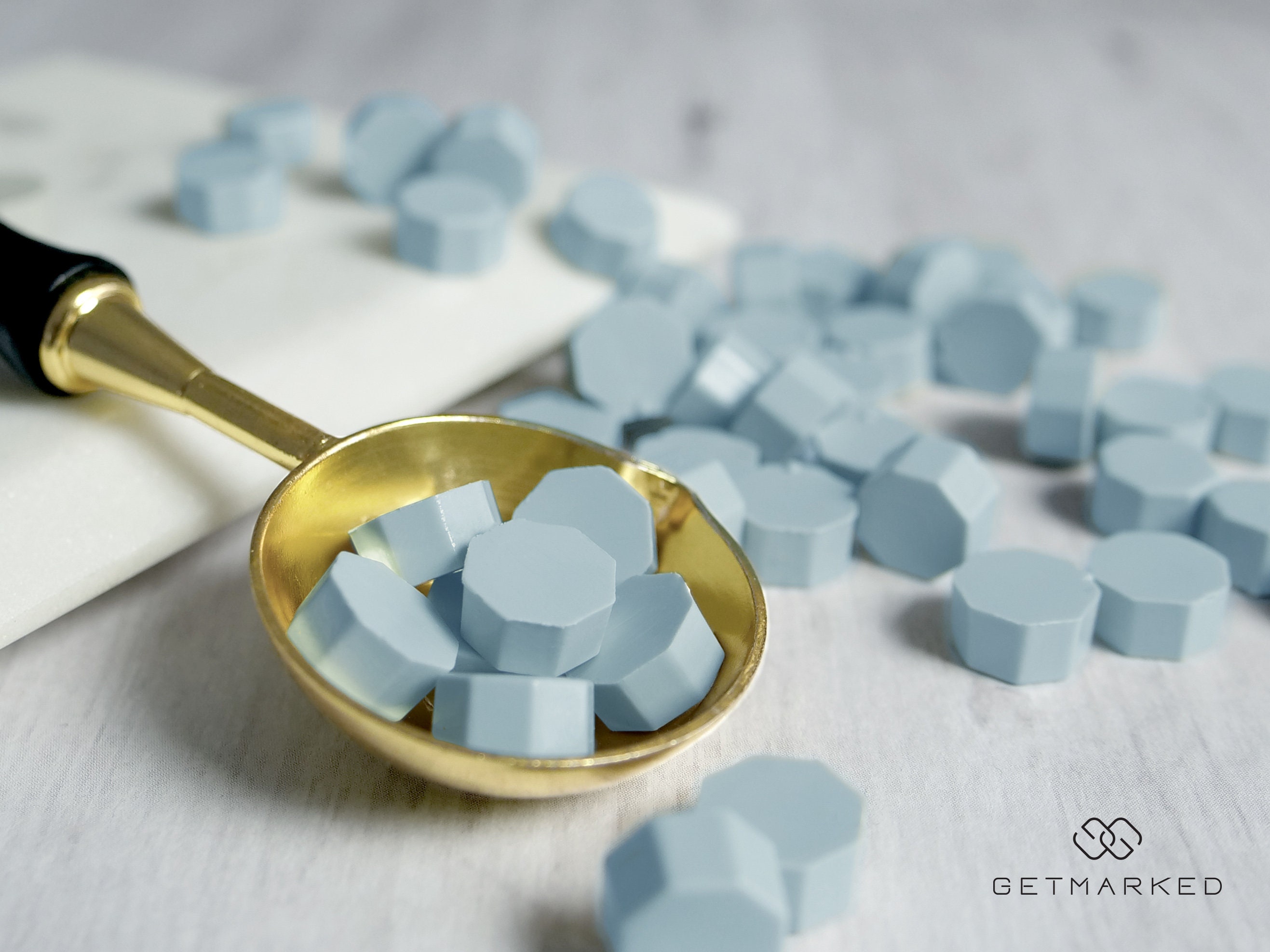 Cool Blue Sealing Wax Beads