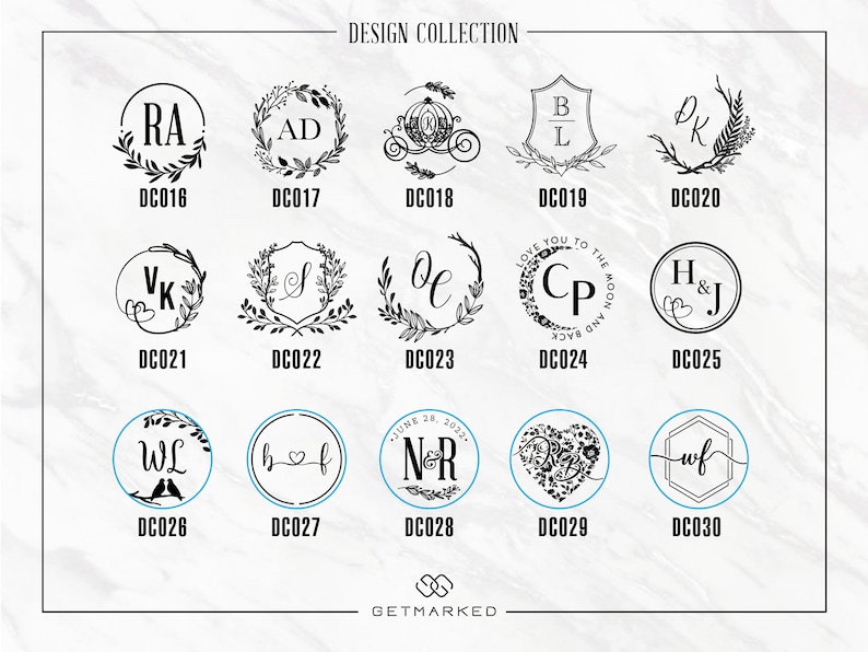 Customized Wax Seal Stamp With Size/shape Options WS0384 Etsy