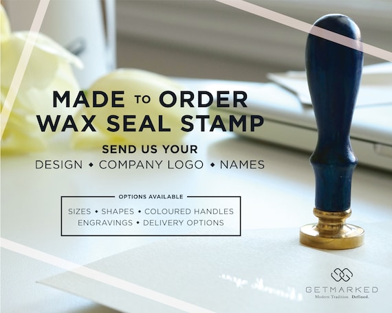 Customized Wax Seal Stamp  with Size/Shape Options (WS0384)