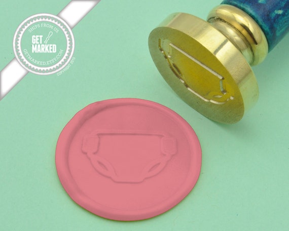 Baby Collection WS0206 It/'s a Boy Wax Seal Stamp by Get Marked