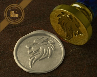 Lion - Wax Seal Stamp by Get Marked (WS0166)