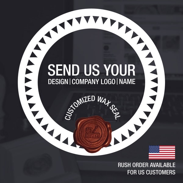 Wax Seal Timbro Personalizzato ; Francobollo per invito al matrimonio - Timbro cera personalizzato - Cera sigillante - Sigillo di cera personalizzato - Timbro cera da sposa (WS0331)