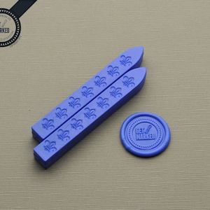 2 stuks ROYAL BLUE waxstick voor zegellakstempels (ZD0030)