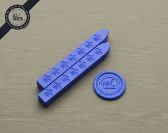 2 pièces ROYAL BLUE Wax Stick pour sceller l’estampage de cire (ZD0030)