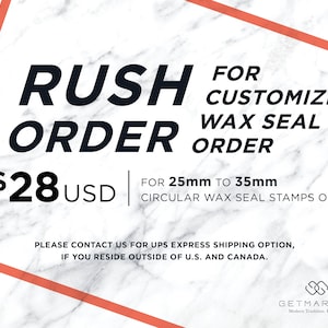 Rush Order Upgrade