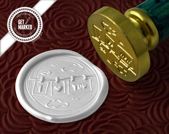 Love in the sky - Wax Seal Stamp by Get Marked (WS0161)