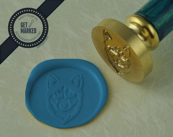 Huskie - Wax Seal Stamp by Get Marked - Dog Collection (WS0218)