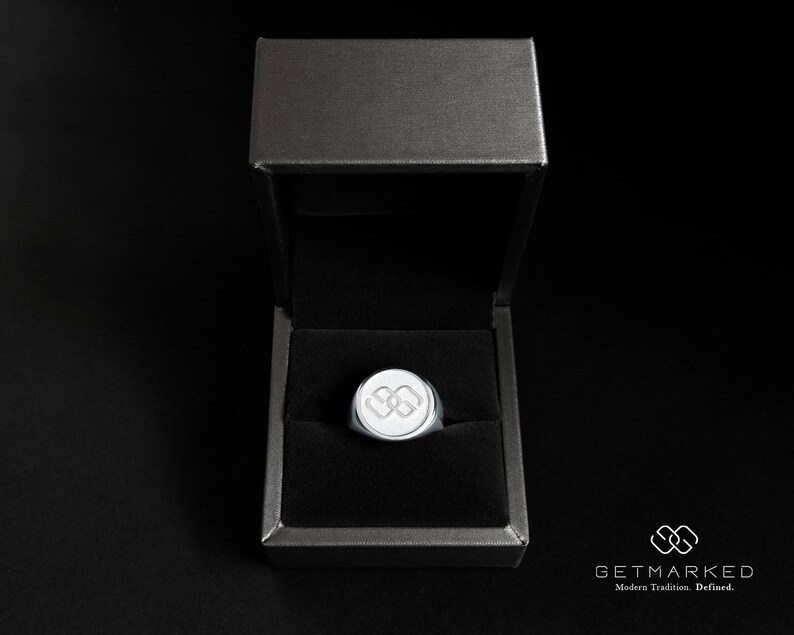 Personalized Signet Ring JW0001 image 5