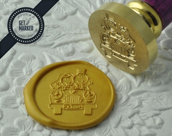 Wedding Car - Wax Seal Stamp by Get Marked  - Wedding Collection (WS0185)