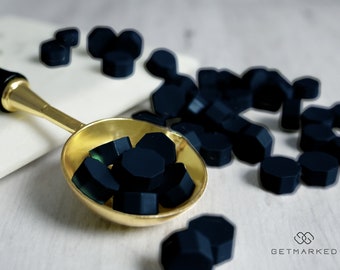 Indigo Sealing Wax Beads