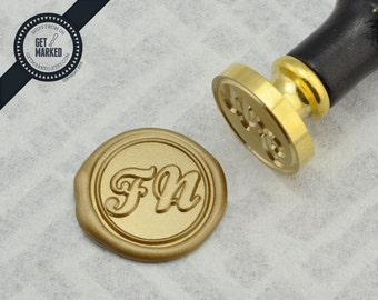 Script 1 - Customized Wax Seal Stamp Template by Get Marked (WS0237)