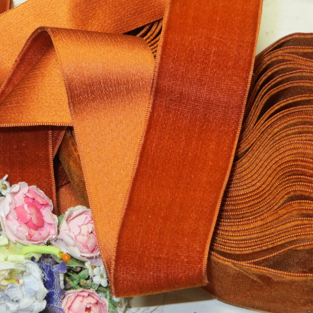 1y FRENCH SILK RUST 1 1/4