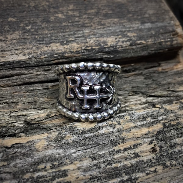Custom Sterling Silver  Brand Ring