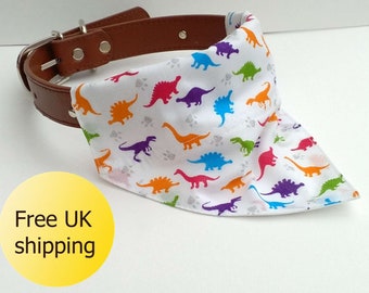 Dinosaur dog bandana