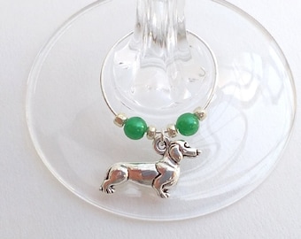 Dachshund wine charms, set of 6