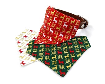 Christmas Reindeer Dog Bandana