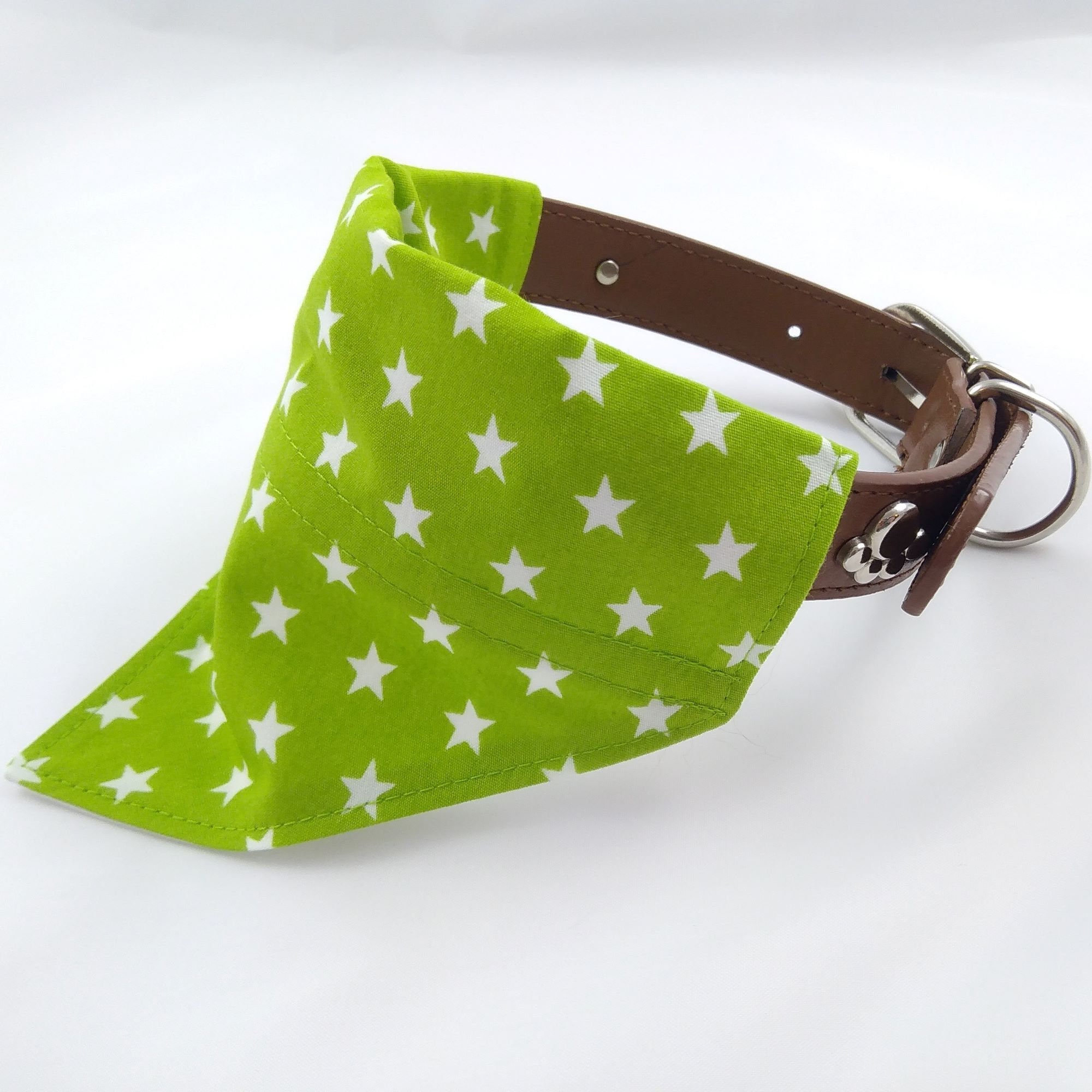 Green Dog Bandana Etsy