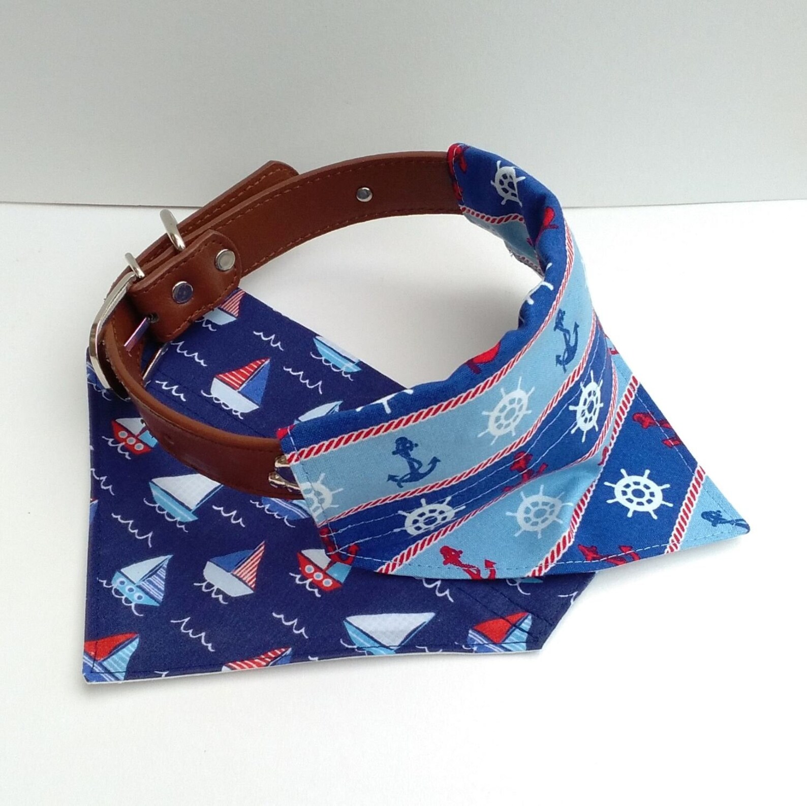 Sailor dog bandana boats dog bandana Etsy