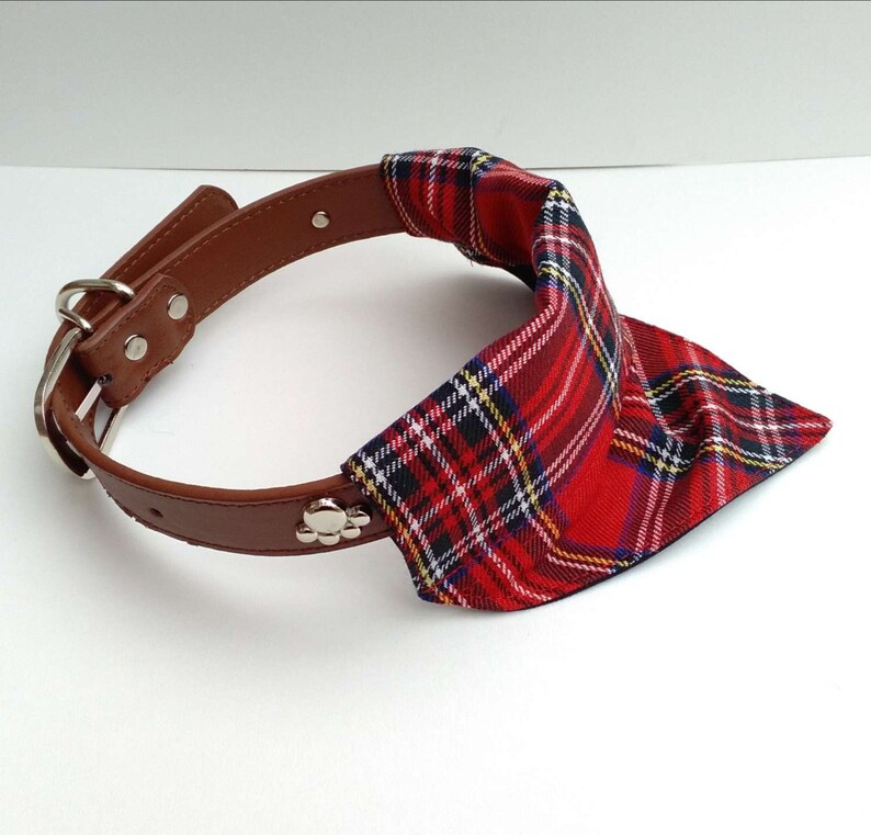 Tartan Dog Bandana Etsy