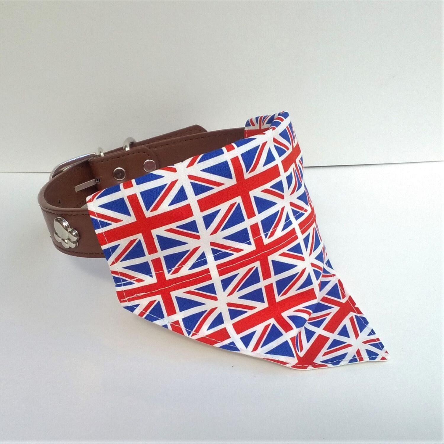 British Dog Bandana Union Jack Dog Neckerchief Etsy
