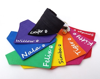 Personalised Cat Bandana
