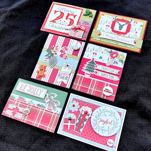 Premade Christmas Cards, Christmas Card Kit, Handmade Card Kit, Handmade Christmas Card Kit, Pre-Made Christmas Cards, Premade Scrapbook Kit
