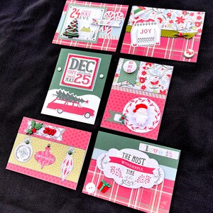 Premade Christmas Cards, Christmas Card Kit, Handmade Card Kit, Handmade Christmas Card Kit, Pre-Made Christmas Cards, Premade Scrapbook Kit