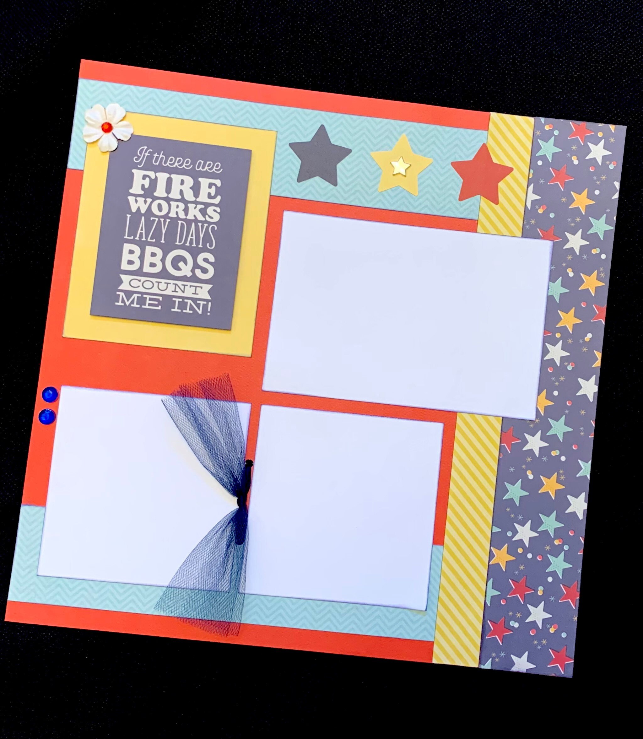 12x12 Family Scrapbook, 12x12 Premade Family Scrapbook, Recipes