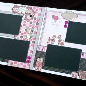 Premade Pink Wedding Scrapbook Pages Pink Scrapbook Layouts
