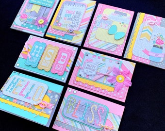 Handmade Card Kit, Premade Cards, Pre-made cards, All Occassion Greeting Cards, Birthday Cards, Friendship Cards, Everday Cards, Blank Cards